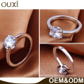 OUXI China Wholesale Customized Fashion Lady Jewelry Bling Bling Cubic Zircon Diamond Stone Wedding Ring